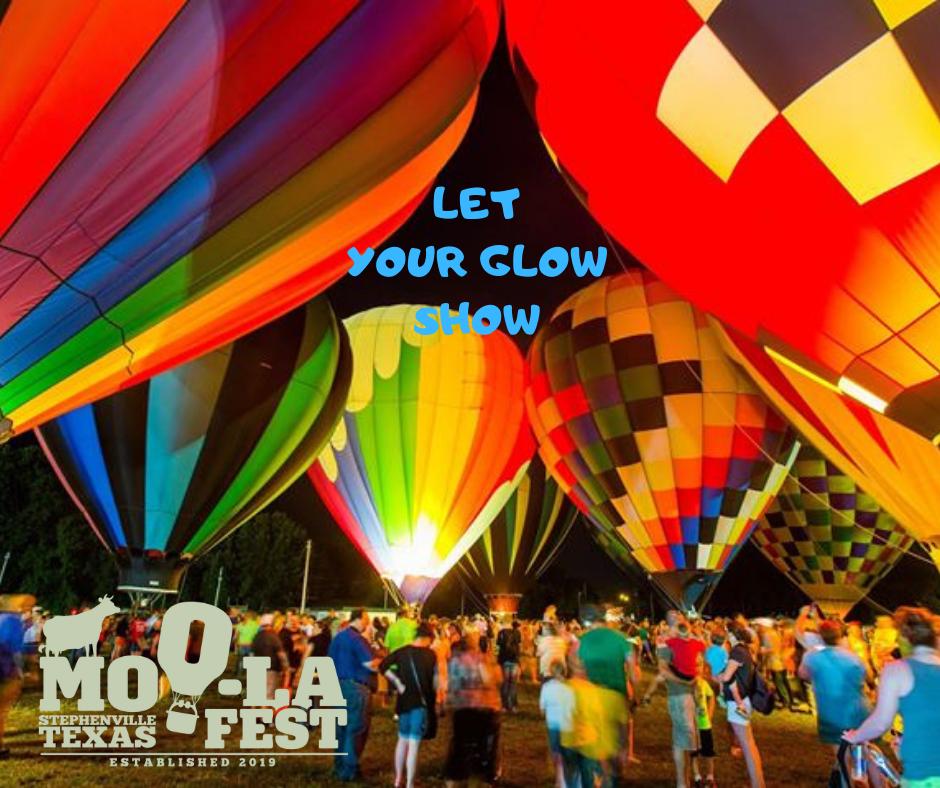It won't be long now! Moo-La Fest is coming to the Stephenville City Park! 🎉🤩🐮🎈🎶🌟#MooLaFest #HotAirBalloons
