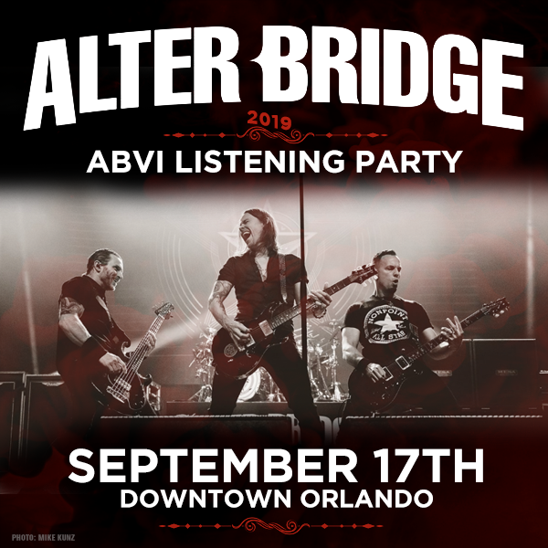 alterbridge's tweet photo. ABVI - Listening Party September 17th \m/

Tickets are on sale now at https://t.co/C0ev1mlADs 

#ABVI #SeeYouSoon ;) https://t.co/272WcenpHf
