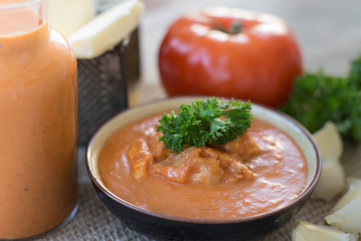 Butter Chicken is forecast to be popular this spring &amp; we're ready! We've just added utterly buttery, delicious Butter Sauce to our foodservice products! Use it to make India's most popular chicken dish- decadent Butter Chicken. #vegetarian #glutenfree #buttersauce #butterchicken