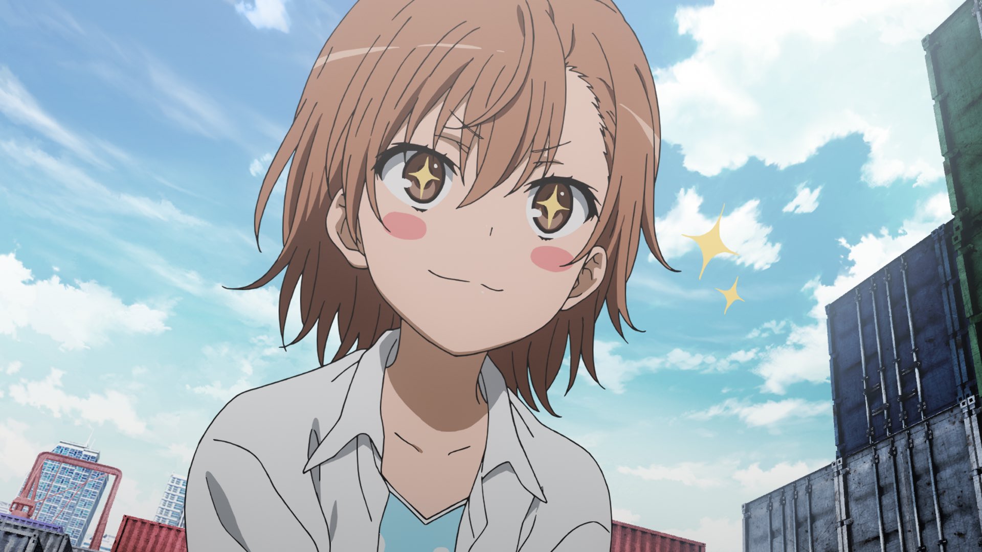 とある魔術の禁書目録 御坂美琴 打ち止め ラストオーダー 缶バッジ TVアニメ『とある科学の一方通行』パッケージCM -ラストオーダー