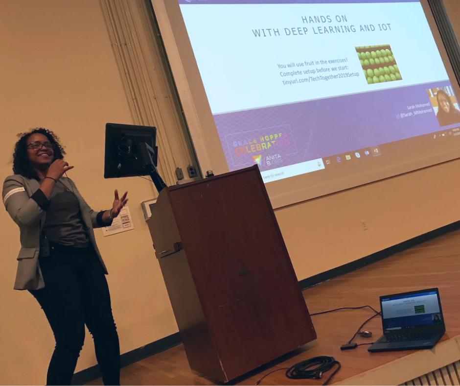 MathWorks's tweet image. Are you going to @WomenTechSummit? Check out our hands-on workshop for #IoT and #deeplearning with MATLAB! More info + pre-work: ow.ly/7eiw50reexv #shelovesmatlab #womenintech #girlswhocode #WITMW19