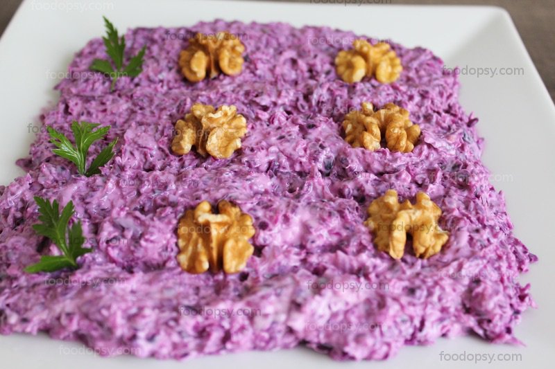 Foodopsy's tweet photo. Creamy red cabbage, yogurt salad 🥬
https://t.co/JkZpMpQJhi
#salads #cabbage #Purple #dinnertime #deliciousfood #Foodie #yummy https://t.co/FLCDEEYiKm