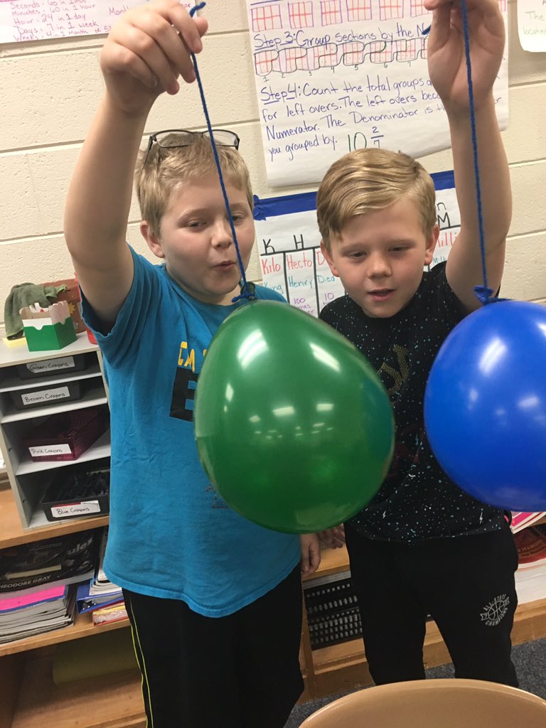 APKennedyUPHS's tweet photo. Exploring the effect of low pressure and high pressure by modeling with balloons..... bringing Science to life...#camscotsproud https://t.co/LdAWexbzNj