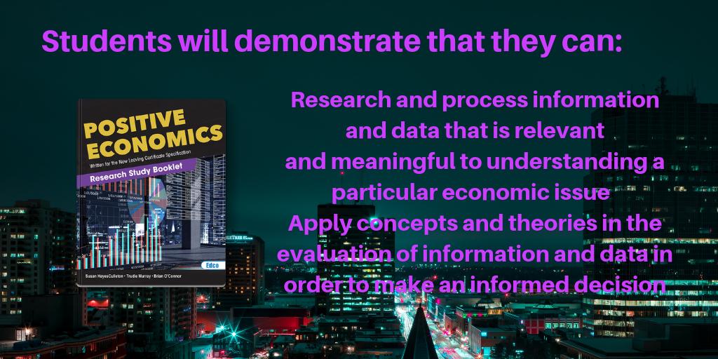 edco_ie's tweet image. The #PositiveEconomics Research Study Booklet builds on key skills already addressed in the textbook, such as processing data and information, communicating, and critical and creative thinking. Need more detail? Email info@edco.ie