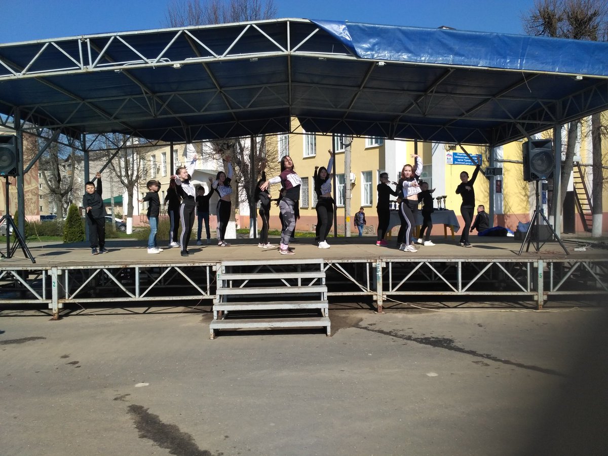 #МГЕР37 #Тейково #ТАНЦЕВАЛЬНАЯСТУДИЯСПАРТА Флеш-моб на площади