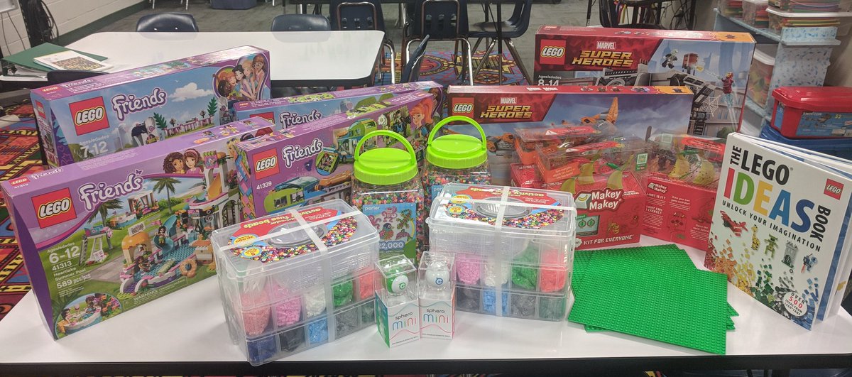 So excited to break out our new Makerspace materials! <a href="/CESGoPanthers/">CESGoPanthers</a>