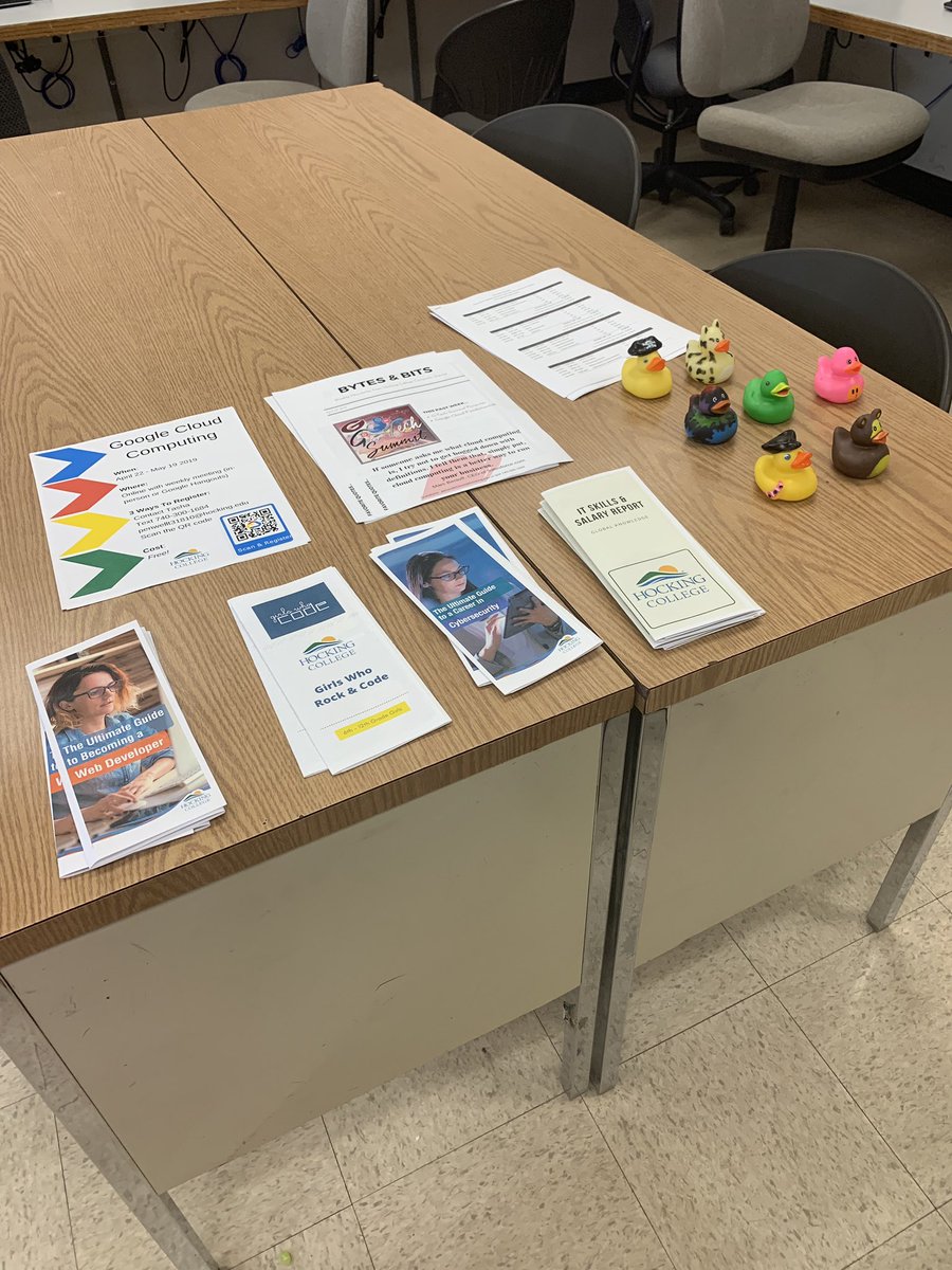PenwellTasha's tweet photo. Showcase Day at @HockingCollege
Talking about
👩💻 @Cisco
👩💻 #Scriptinglanguages
👩💻 #Programminglanguages
👩💻 #Certifications
👩💻 @awscloud
👩💻 @Google
👩💻 @GirlsWhoCode
👩💻 #CloudComputing
#saywhattheduck #appdevelopment #dowhatyoulove #gwc #github #aws #gcp https://t.co/uddhcXDsfx