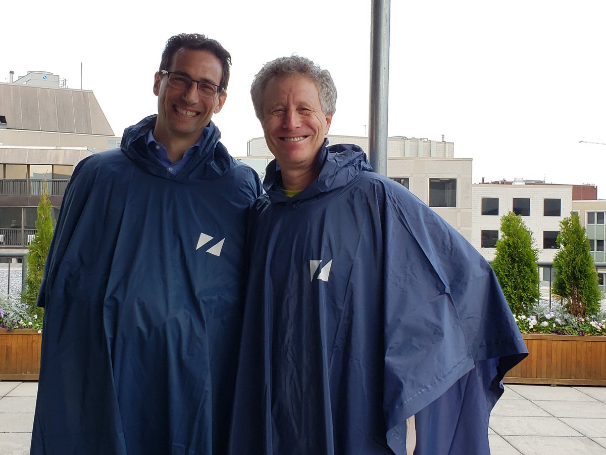 ZS_Law's tweet photo. Partners Andrew Goldfarb & Carl Kravitz each "got pied" after we surpassed our fundraising goal of > $12,000 for the Washington Lawyer's Committee for Civil Rights & Urban Affairs, an #advocacy org in DC committed to fighting discrimination. #AssociatesCampaign @WashLaw4CR https://t.co/Y88DD6FN5Z