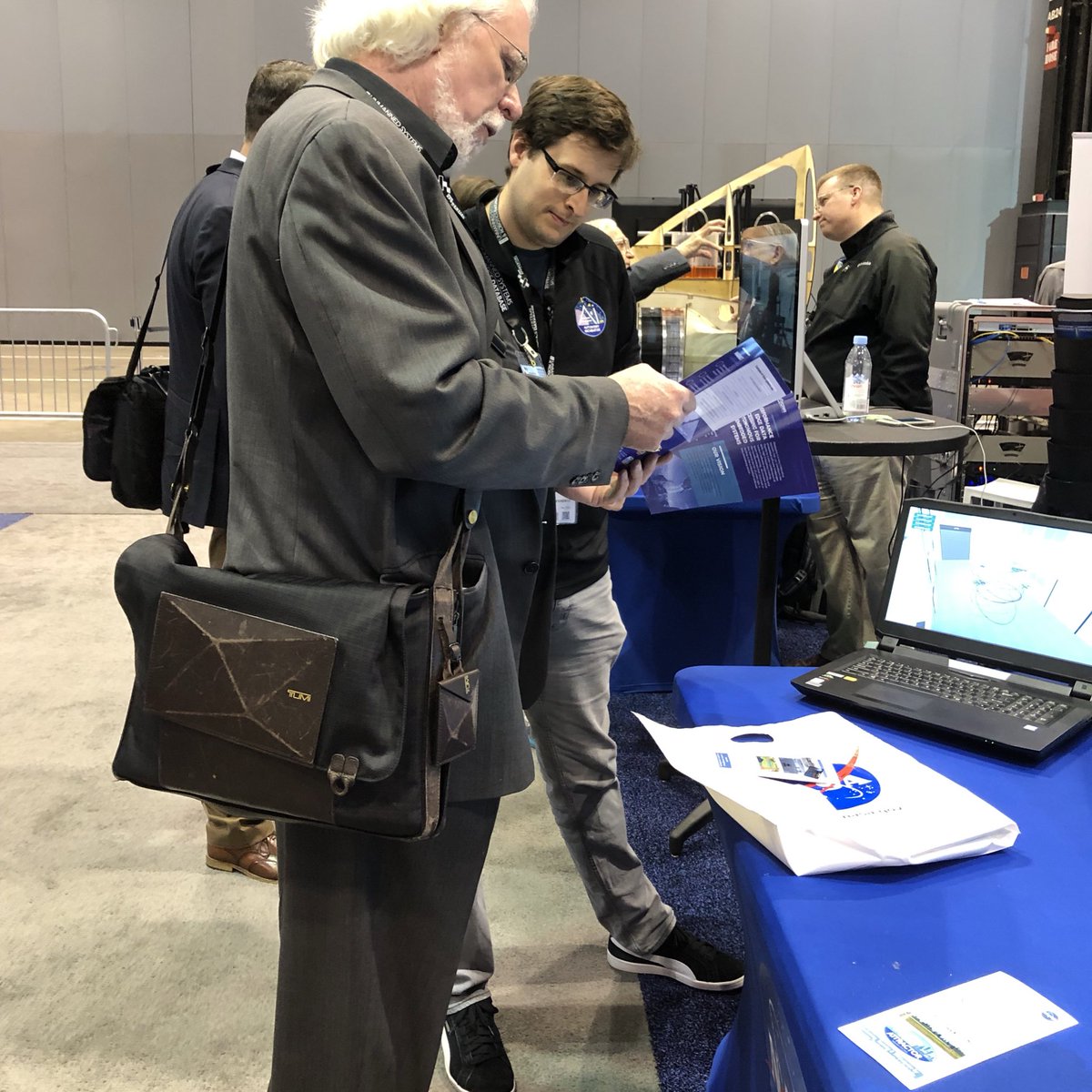 Here’s the amazing @Benj_Kelley talking about #autonomy, modeling and simulation, search and rescue, and #ATTRACTOR at #auvsiXPO @AUVSIshow. Come meet him at the #NASA Booth! Learn more about the <a href="/NASA_Langley/">NASA Langley Research Center</a> #LaRCai at autonomyincubator.blogspot.com