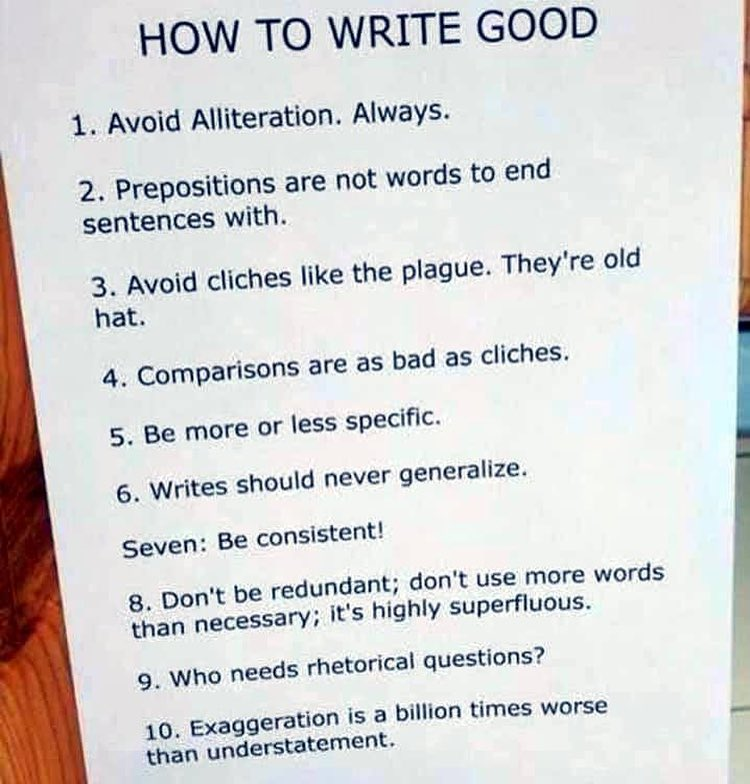 kristinethall's tweet image. PSA for my author friends. You&apos;re welcome! 😂😂😂 (shared from @kellywellread ) #writersworld #writingtips #literalhumor #wordnerd