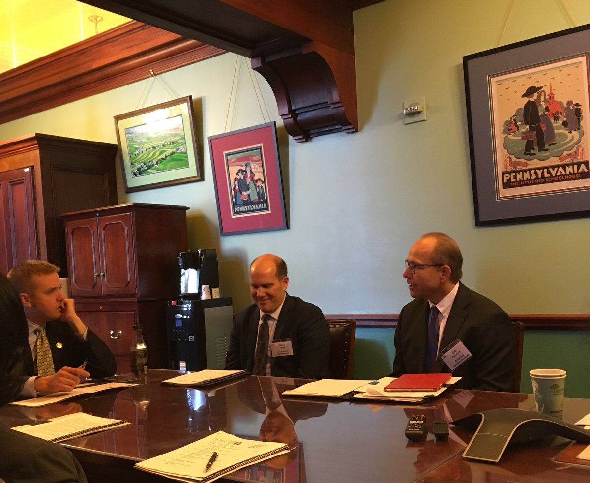 Rockland_Inc's tweet photo. Jim Fendrick, Rockland's President/CEO, attended the @LifeSciencesPA annual Advocacy Day to talk to legislators about our role in the community and the jobs we create. We're thankful for the opportunity to build relationships with our local businesses!
#RocklandAntibodies #Philly https://t.co/6QSkUrRIAR