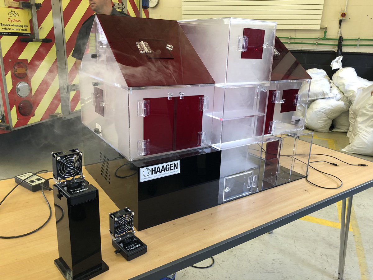 CheshuntFire's tweet photo. Day 1 of 2 tactical ventilation course @JESIPacademy. Today was the theory behind using PPV fans for offensive firefighting. Tomorrow is full of practical exercises #operationalready #jesip #tacvent https://t.co/h00FsrzoWN