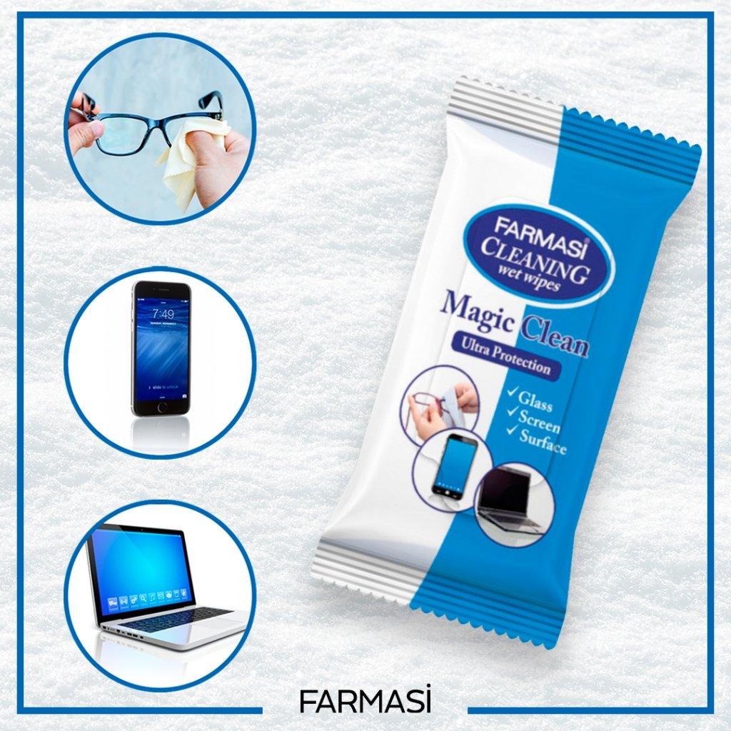 ErkekFarmasi's tweet photo. Hayatınızın vazgeçilmezleri; bilgisayar, telefon ve gözlük gibi her türlü cam yüzeyleri Farmasi Magic Clean Islak Mendil ile güvenle temizleyin! @farmasiofficial @farmasicosmetics #magiccleaner #farmasi #temizlememendili #personalcare #makeup #beauty #kişiselbakim #glass #screen https://t.co/zQ8zMt3AzX