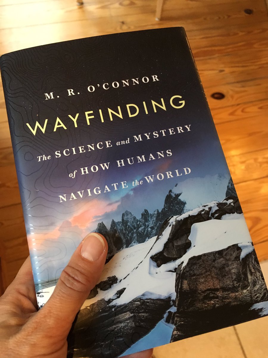 I was lost but now I’m found. @TheOChronicle’s path to #Wayfinding, through movement ecology, psychology, paleoarchaeology, linguistics, AI, anthropology...! This @KirkusReviews started book will explore it all.