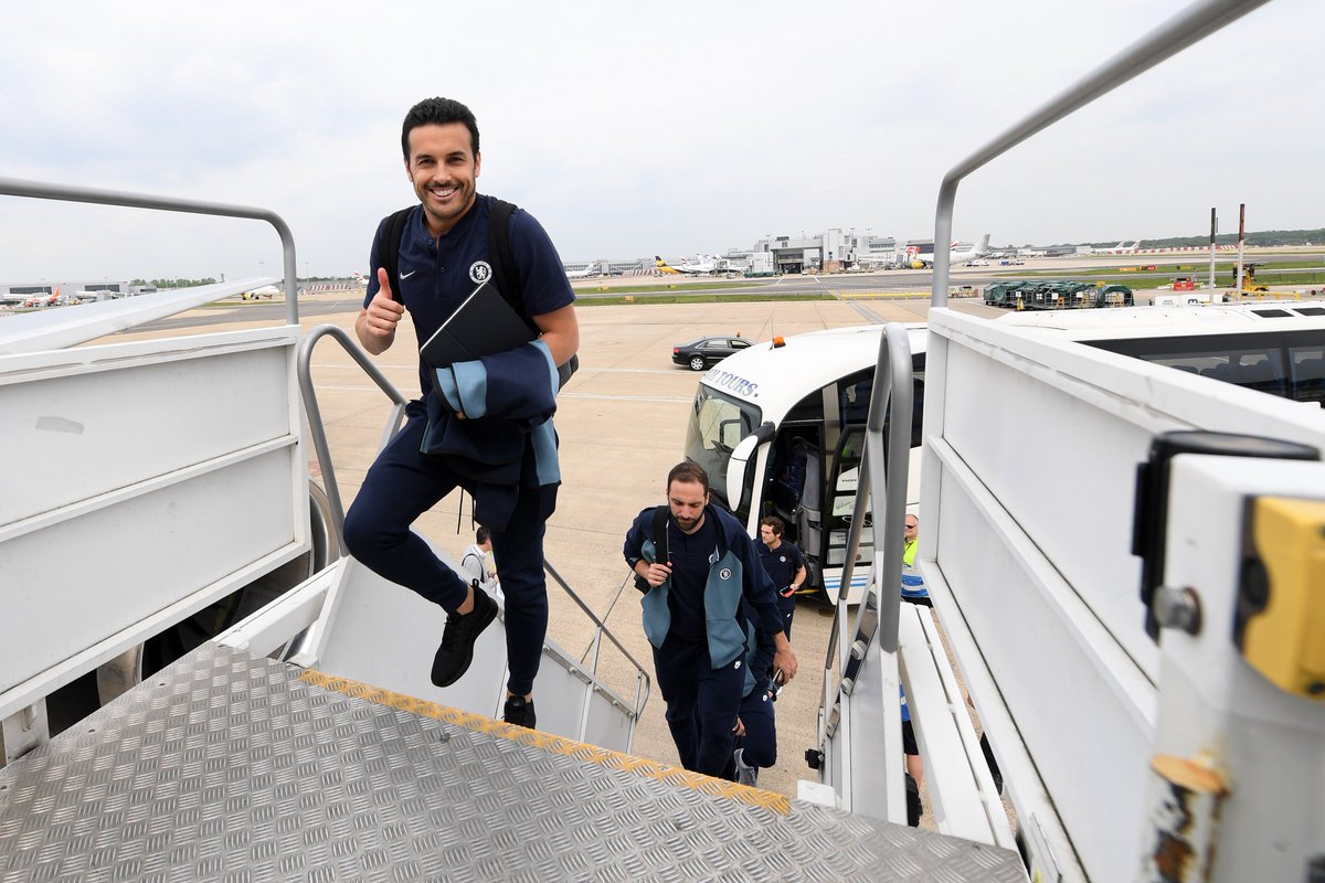 ChelseaFC's tweet photo. Frankfurt, we're on our way! ✈️

#FRACHE https://t.co/ZdwuBrcoQq