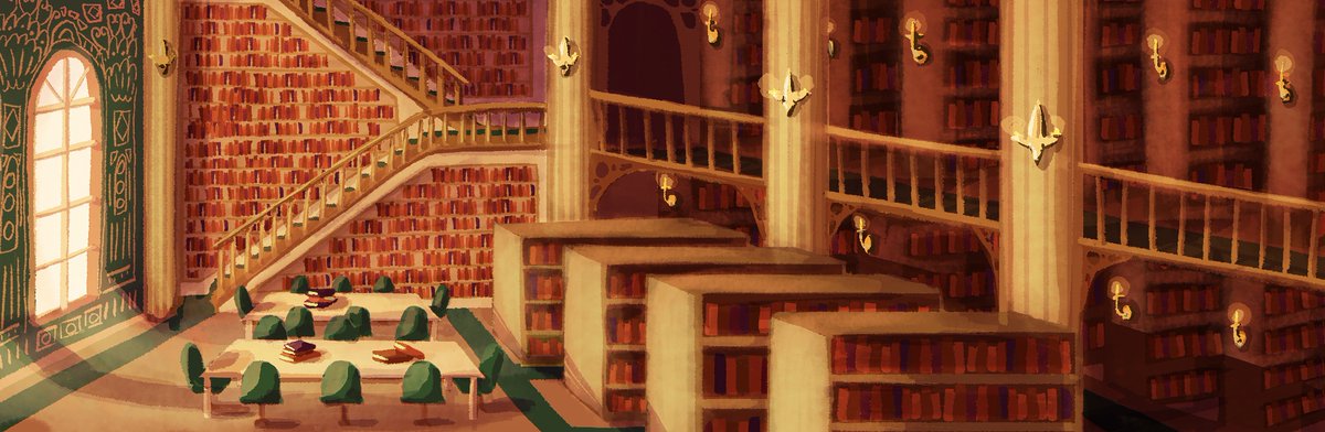 OnionRiverGame's tweet photo. The founders of Onion River wanted the defining feature of their town to be an expansive, accessible library. The mere concept of this free database of human knowledge inspired them to create this castle of learning and opportunity. #OnionRiver https://t.co/Kjh8QqzJSQ