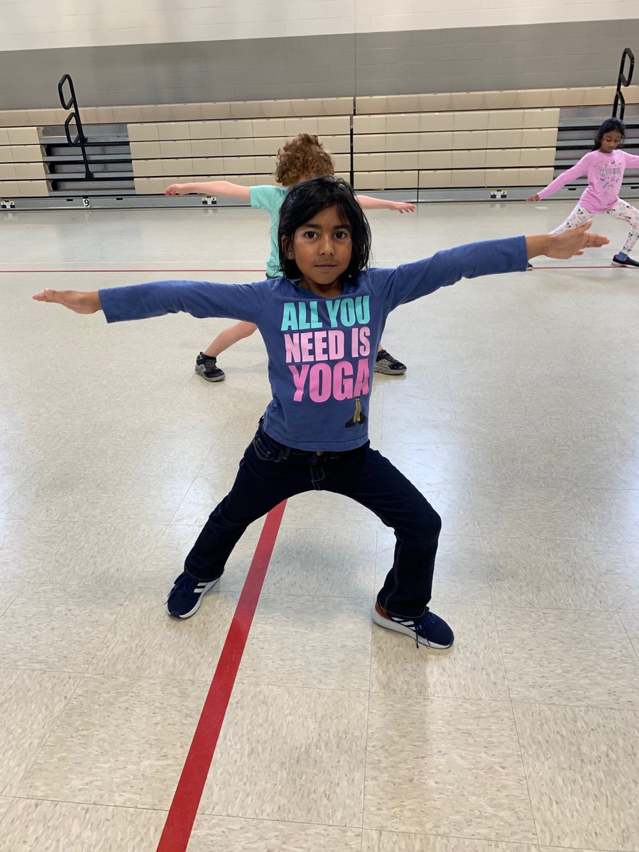 All you need is yoga! ⁦@MrsTadgerson⁩ #rjlyear5