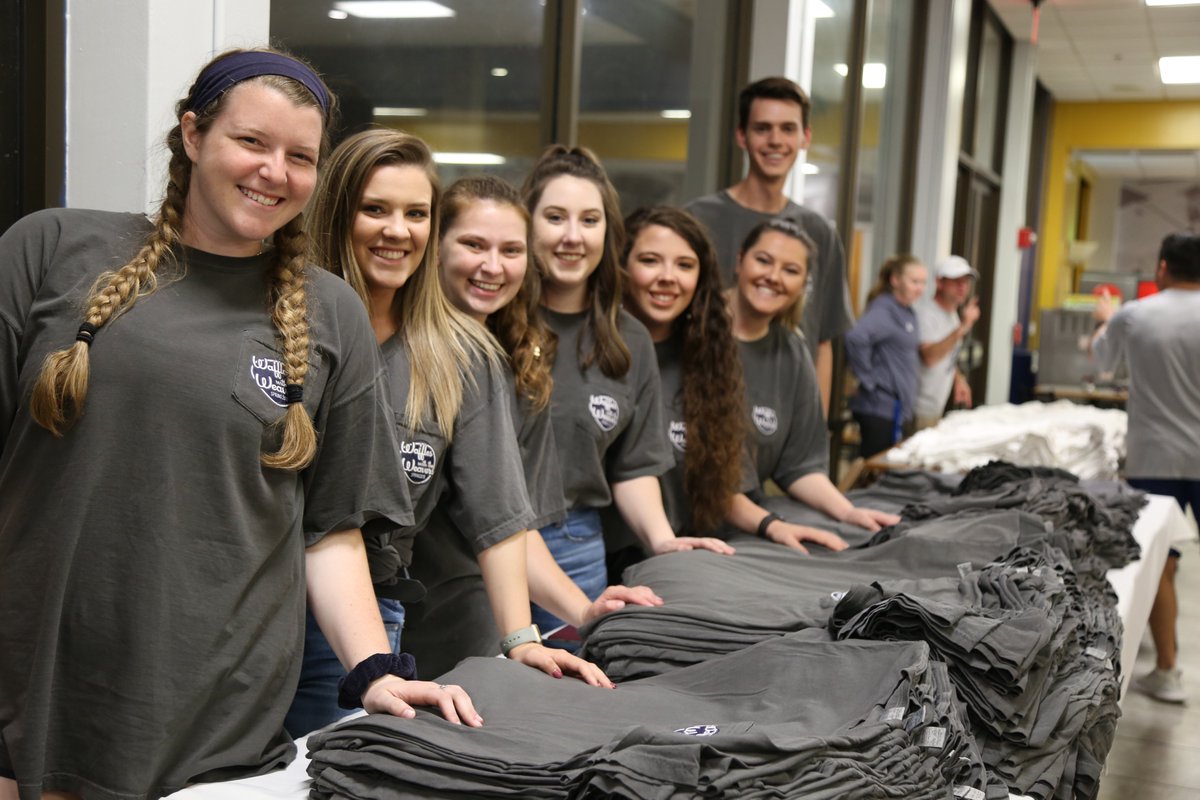 GaSouthwestern's tweet photo. Waffles with the Weavers was a hit! Over 300 students enjoyed a much-needed study break last night, complete with free waffles &amp; t-shirts from GSW's Student Government Association. #TakeFinalsByStorm #TakeTomorrowByStorm https://t.co/nSzN40n0xU