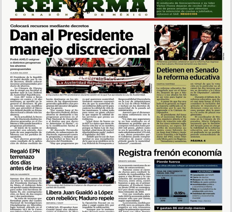 GustavoSoteloV's tweet image. No es por molestar a nadie, pero... Inconstitucional “su ley de salarios”; detenida la educativa; exhibida su “falsa austeridad” y el bajo crecimiento económico... Allí la #4RT