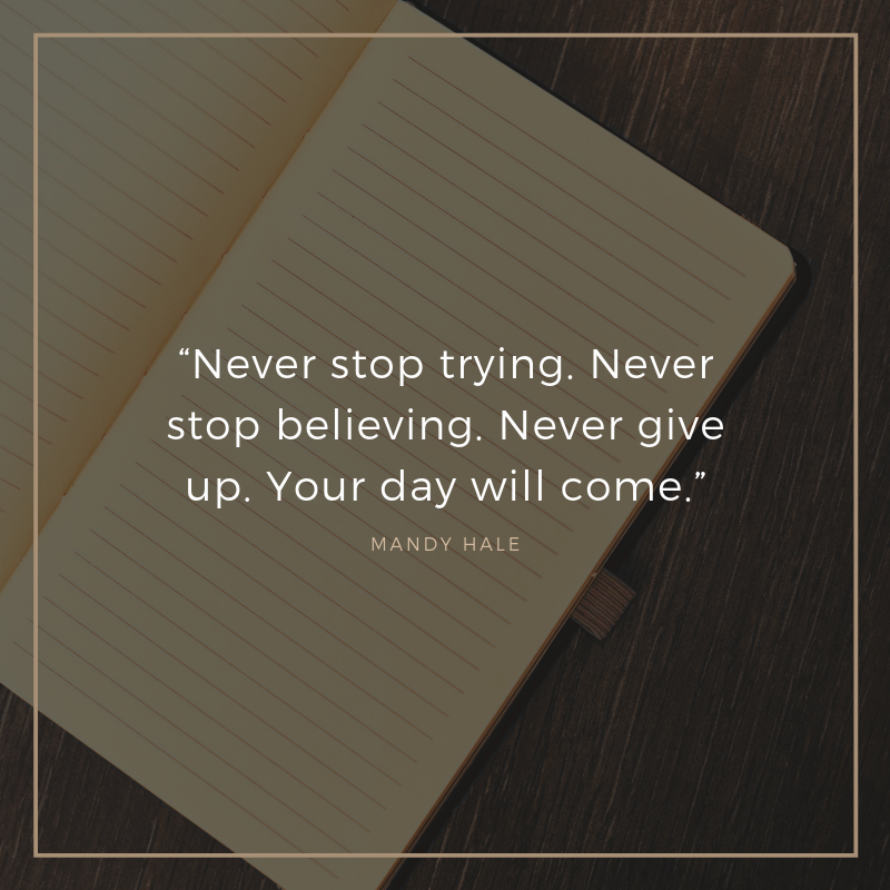 glbowyer's tweet photo. Don't give up on what matters most to you. One day you will be able to get it. https://t.co/8IwdunCZHg