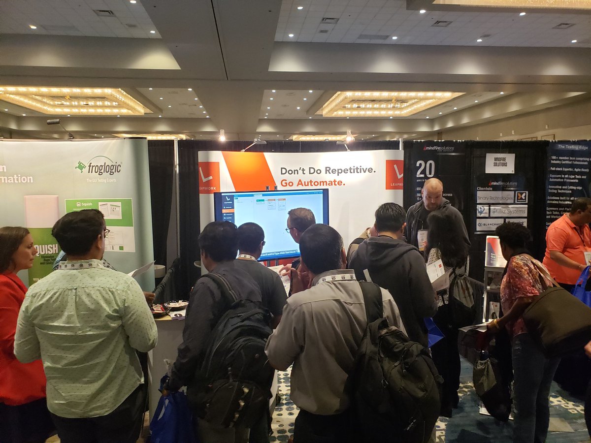 BlackTechquity's tweet photo. #STAREAST #TechWellHub #TestAutomation #techwell #ContinuousTesting #QA #testing #LEAPWORK https://t.co/0sYu1vsO46