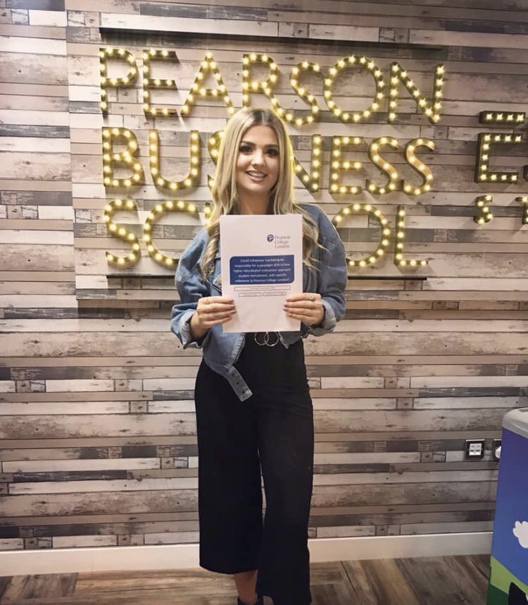 soper_katie's tweet photo. Friday marked the last day of my 3-year Chartered Manager Degree Apprenticeship. I really enjoyed working on my dissertation project which delved into whether #influencermarketing could create a paradigm shift in how higher educational institutions approach student recruitment!📚 https://t.co/cT0DeYYsJH