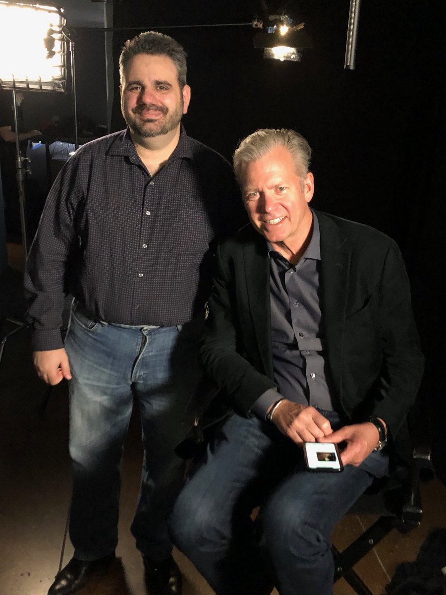 chrishansen's tweet photo. With my YouTube channel producer Vincent Nicotra prepping to go live at 2 Eastern! https://t.co/0QOzRpPJwq #HansenVSPredators https://t.co/3Sx7MLxRcL