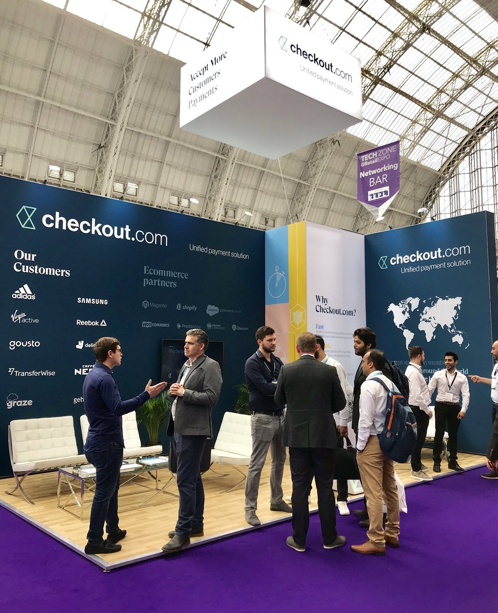 Checkout's tweet photo. Great first day @TheRetailEXPO! We're looking forward to continuing the conversation tomorrow. Stop by stand 5C50 for all things retail & payments 🙂
#retail #acceptmore #payments #technology #unified #RetailEXPO19 #RetailEXPO2019 https://t.co/DPSPuuKrI5