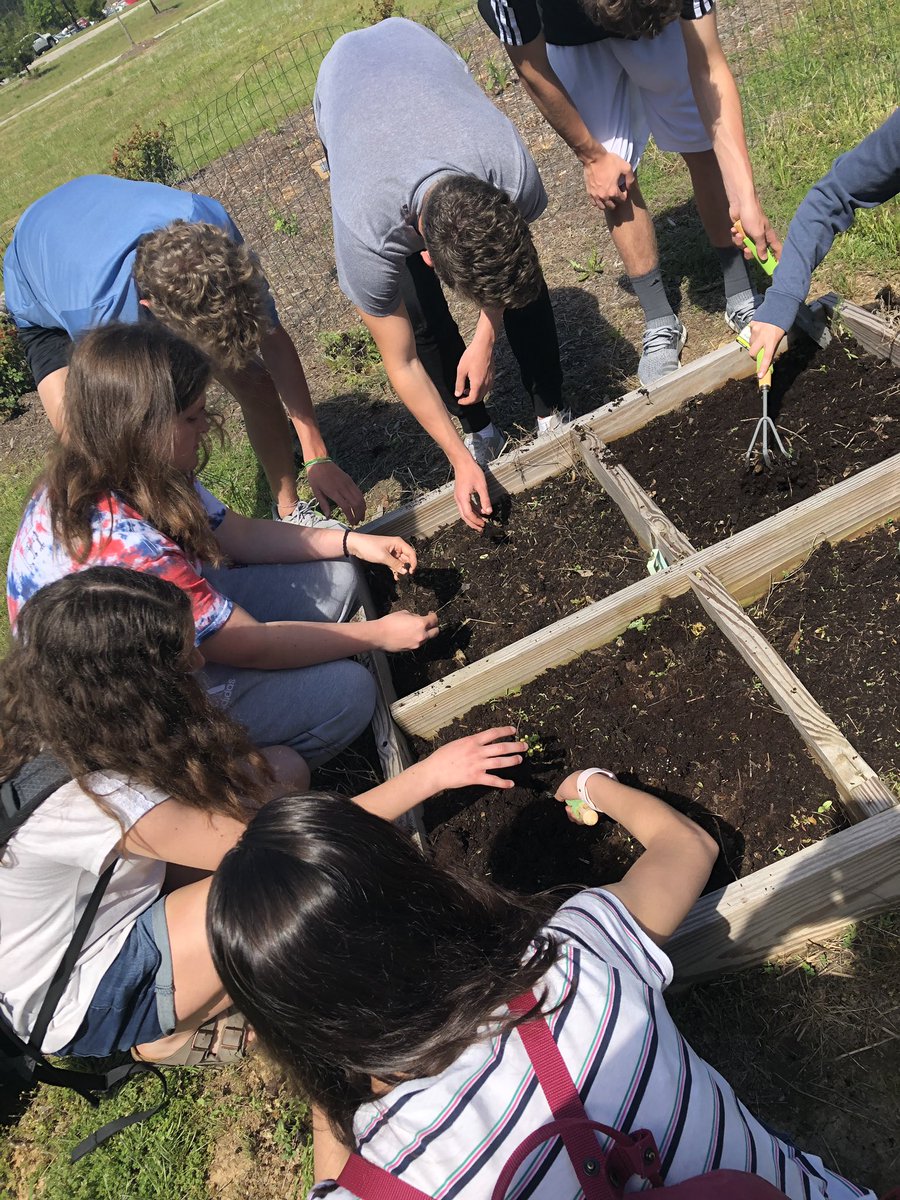 AfhsClub's tweet image. Nothing starts change better than a group of hardworking students! Rebuilding our school garden!! 🌳🌲💚🍃 #apexfriendship #garden #makeadifference #environment
