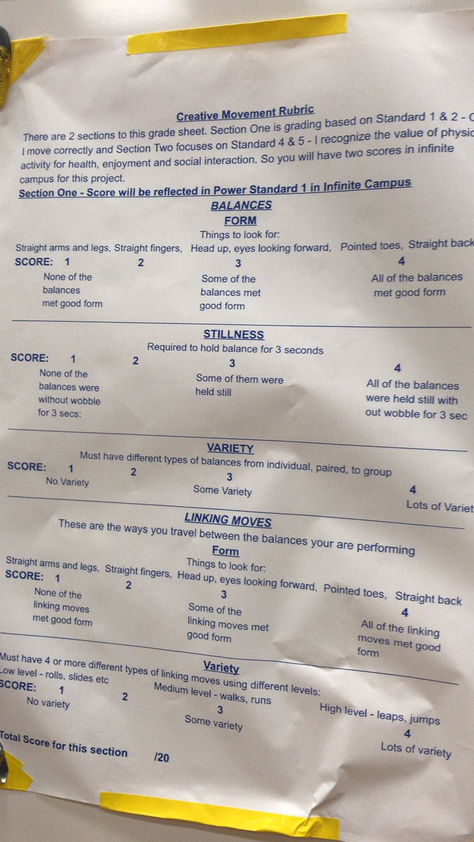 #creativemovement The start of our creative movement unit. Such a fun unit for our 7th graders!