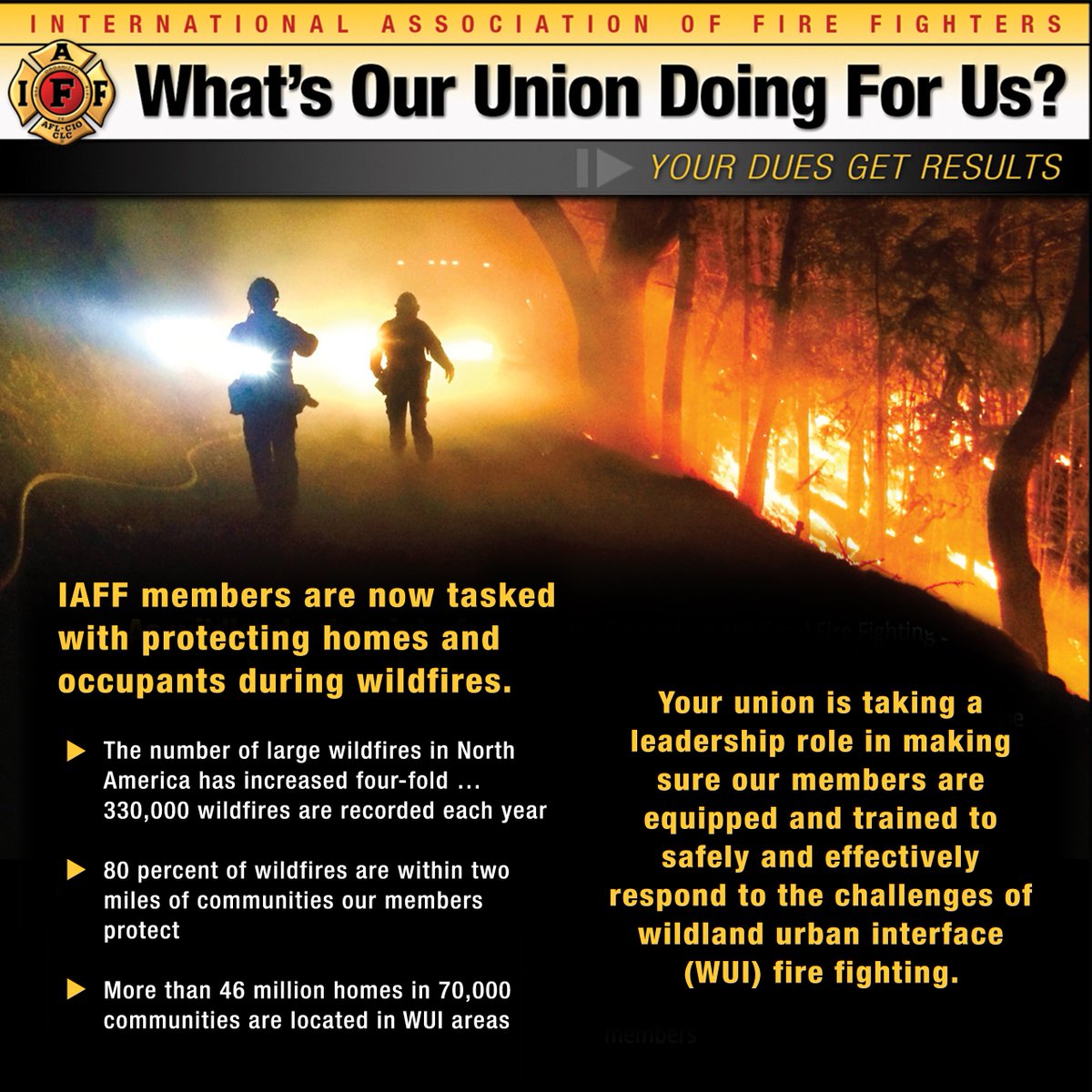What's My Union Doing for Me? #IAFF #Wildfires