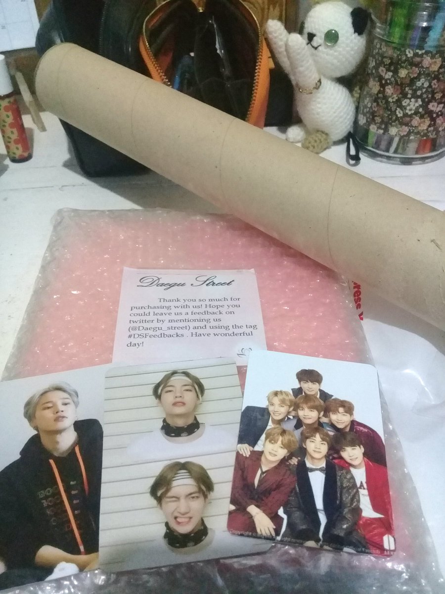 amaJINNN's tweet photo. Nareceive ko naaaa and I got the picket~~ ππ thanks po talaga sa fast and smooth transaction @DAEGU_STREET. I'm really thankful that I chose your shop for my first official merch. Until sa next transaction po~~
π
#DSFeedbacks https://t.co/4qNUiPPcuB