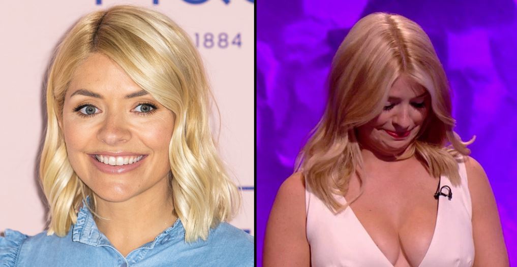 LADbible on X: Holly Willoughby's 'boob popped out of dress' on live TV  after drinking session.   / X