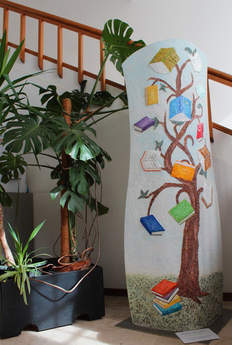 Mosaici nella Biblioteca di Spilimbergo! 
#Spilimbergo #Mosaici #Biblioteca