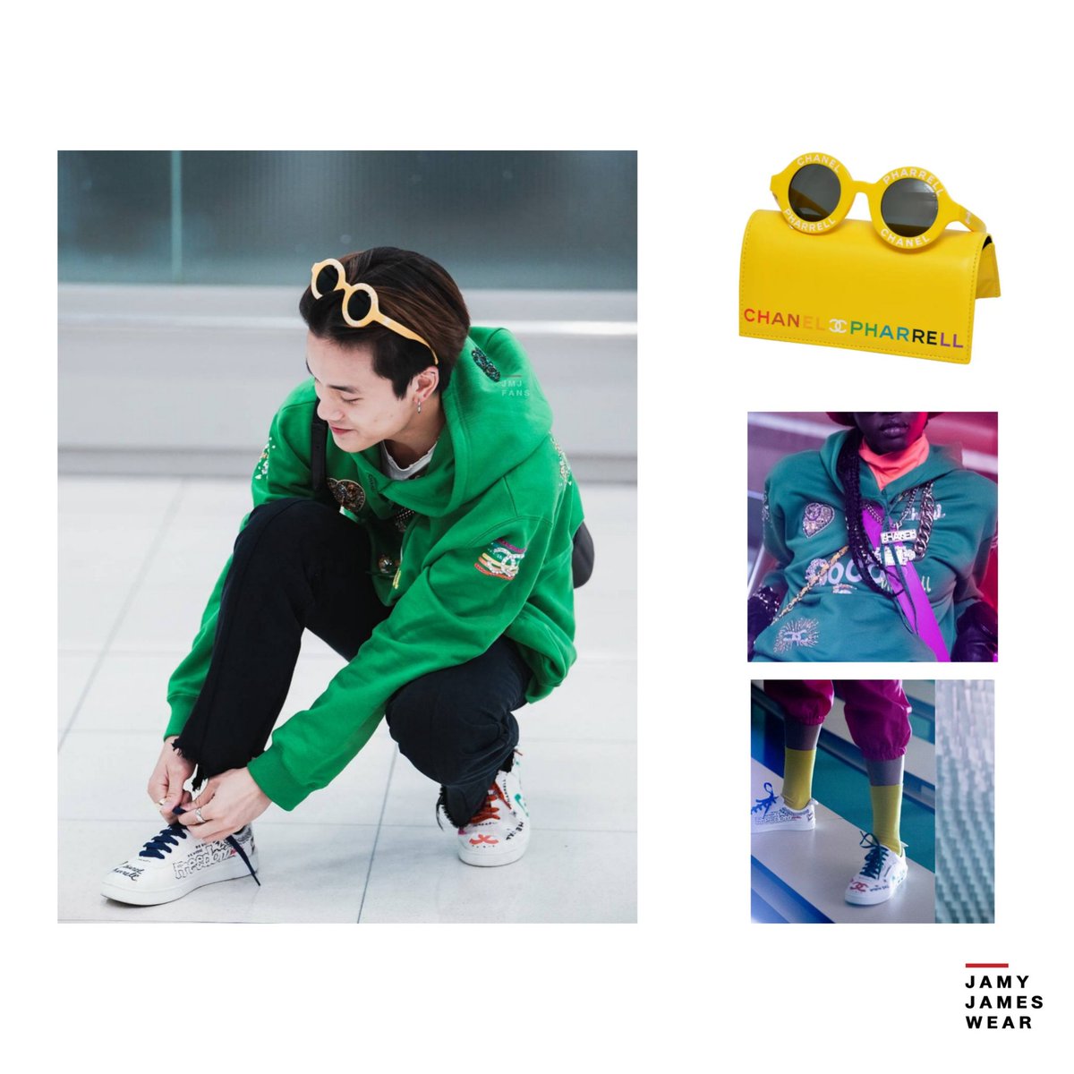 chanel pharrell graffiti sneakers