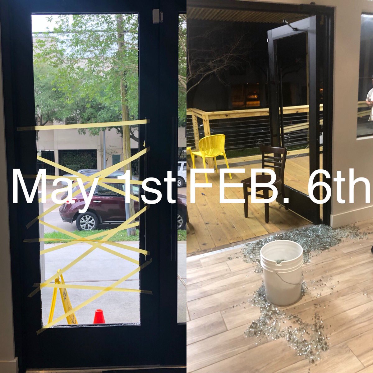 HarrysHTX's tweet photo. In the past 4 months we been burglarized 3 times.We are not the only business in the Montrose/Midtown area that has been victimized. What are we suppose to do? When are we going to get some help? @HoustonTX @tedoberg @EllenCohen1 @ConstableRosen @hpdrobbery @KHOU @KPRC2 https://t.co/IEUMDhQ9hP