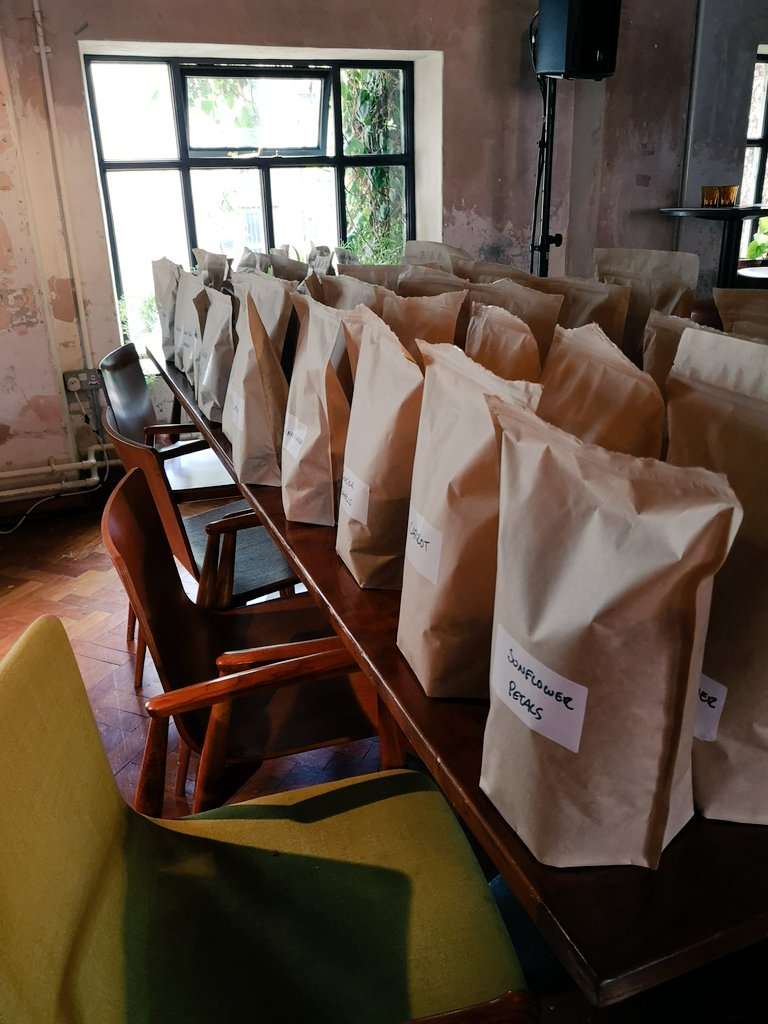 SukiTea's tweet photo. Getting all set up for our second #blackbushstories event with @BushmillsIRL in @drurybuildings Dublin. Can't wait to see what blends tonight's guests come up with!
#tea #whiskey #teatasting #whiskeytasting #teablending #roobios #matcha #blackbush #redbush #bushmills https://t.co/sl0UvT93sc