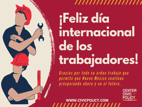 civicpolicy's tweet photo. Today is #MayDay2019 ! As part of international workers day we want to thank all workers in #NM who thanks to their contributions make sure our state continues to thrive now and for years to come:

#nmpol #nmleg #nmleg4all #WorkersDay #NewMexicoTrue https://t.co/Z1LRef7ARs