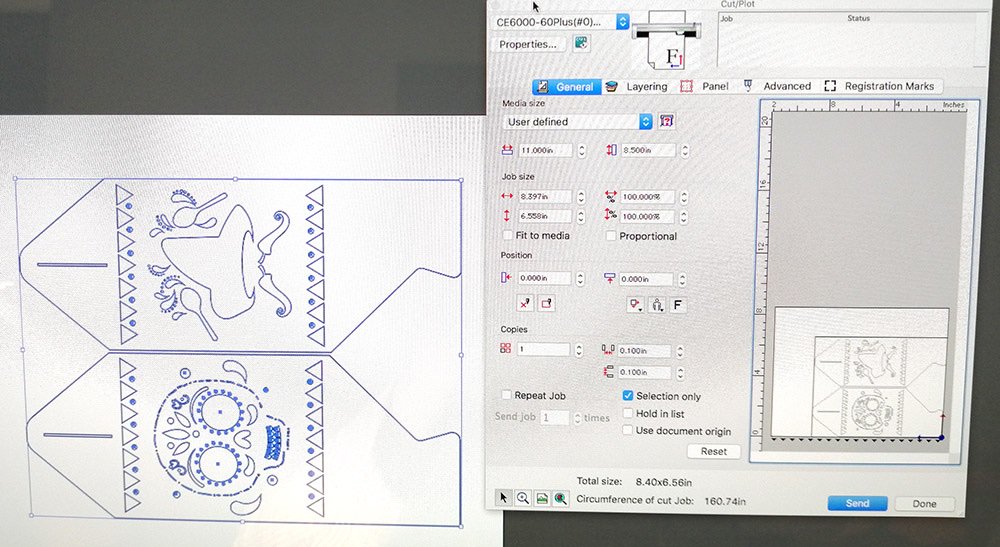 Graphtec's tweet image. Happy Cinco De Mayo! Fun Craft Cut with Graphtec CE6000-60 Plus Series using Adobe Illustrator software plug-in Cutting Master 4 - Learn More: graphtecamerica.com/cutting-plotte…