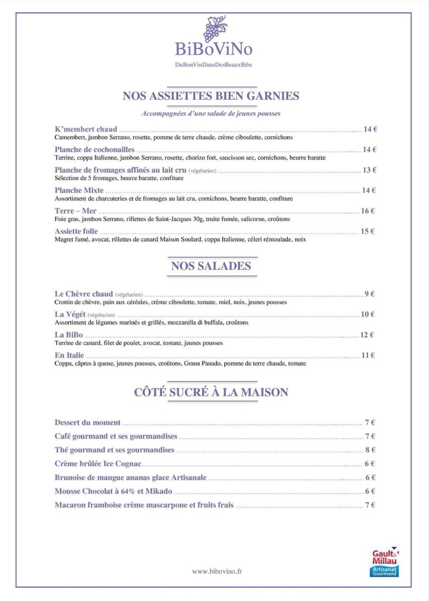 BiBoViNo85's tweet photo. Nous sommes heureux de vous présenter notre nouvelle carte Bar à Vin 🍷
Des nouveautés, des classiques et des desserts fait Maison.
#caviste #wine #vins #menu #restaurant #baravin #Bibovino @larochesuryonfr @BiBoViNo85 https://t.co/265KLcue3X