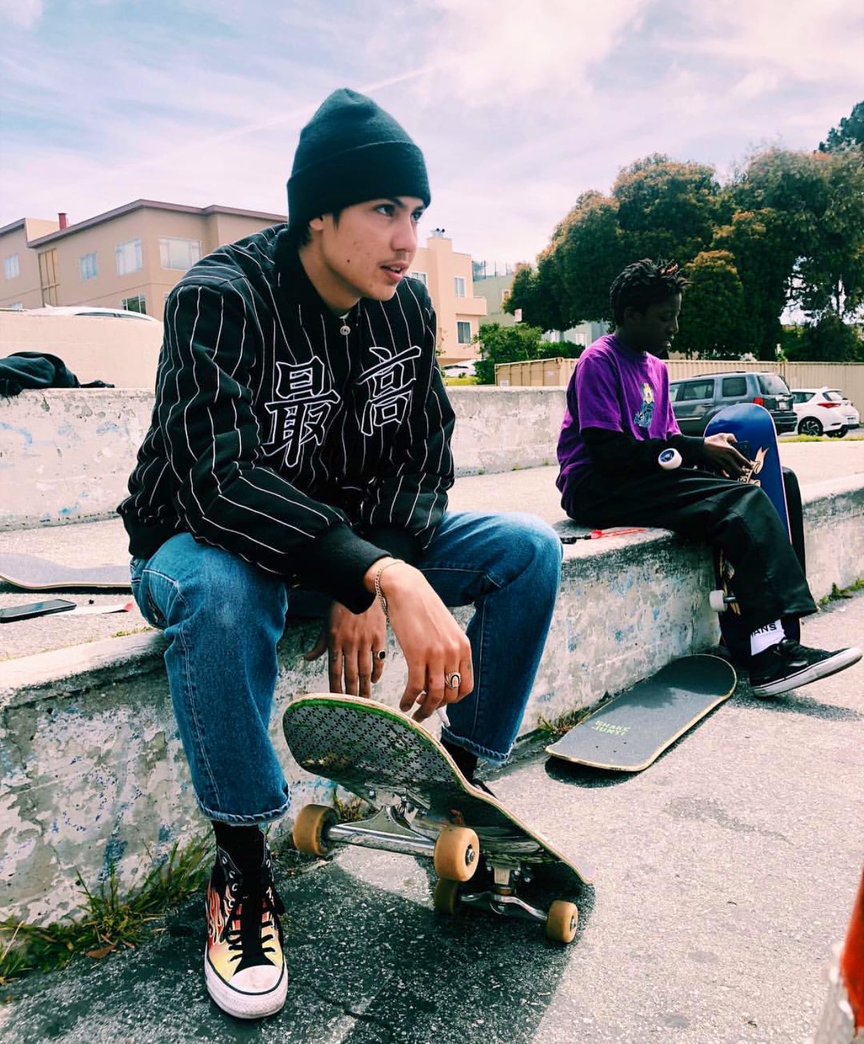 supreme pinstripe jacket