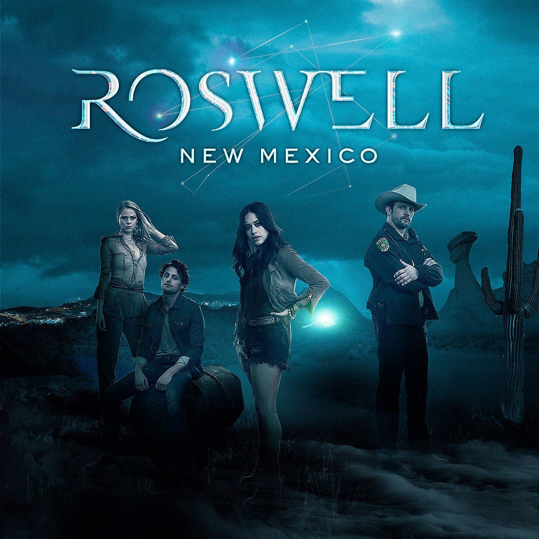 .<a href="/CWRoswellNM/">Roswell, New Mexico</a> is officially on <a href="/netflix/">Netflix</a>. I’m so proud of the 200+ people who made this happen. Binge us! Binge us &amp; pop quiz is on Monday. #RoswellNM #vlamily 👽
