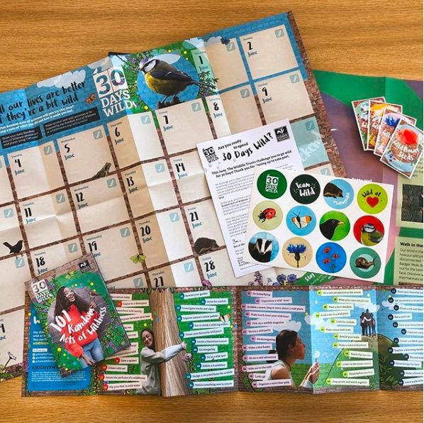 We challenge you to do something wild every day during June!  Sign up to 30 Days Wild and receive your free pack bursting with goodies to help you complete the challenge, we can't wait to see what you get up too!