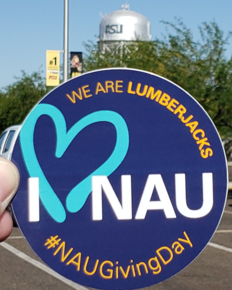 JoyGaeraths's tweet photo. My 2 degrees from NAU helped get me a job I love at ASU! Want to be a part of the first ever #NAUGivingday?  Click here:  https://t.co/mieDdDVdri #NAUGivingDayChallenge #OneDayOneNAU 💙💛 https://t.co/oBnPcQ6lLb