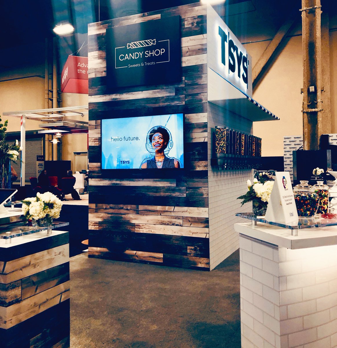 tsysmerchant's tweet photo. Good morning, #TRANSACT19! We think it's never too early for candy. 🍬 If you agree, let's sweet talk–find the #TSYSCandyShop at booth 2503. 🍭 https://t.co/Bq5jz8zVHN
#ETATRANSACT @ETATRANSACT https://t.co/I718ayaNTz