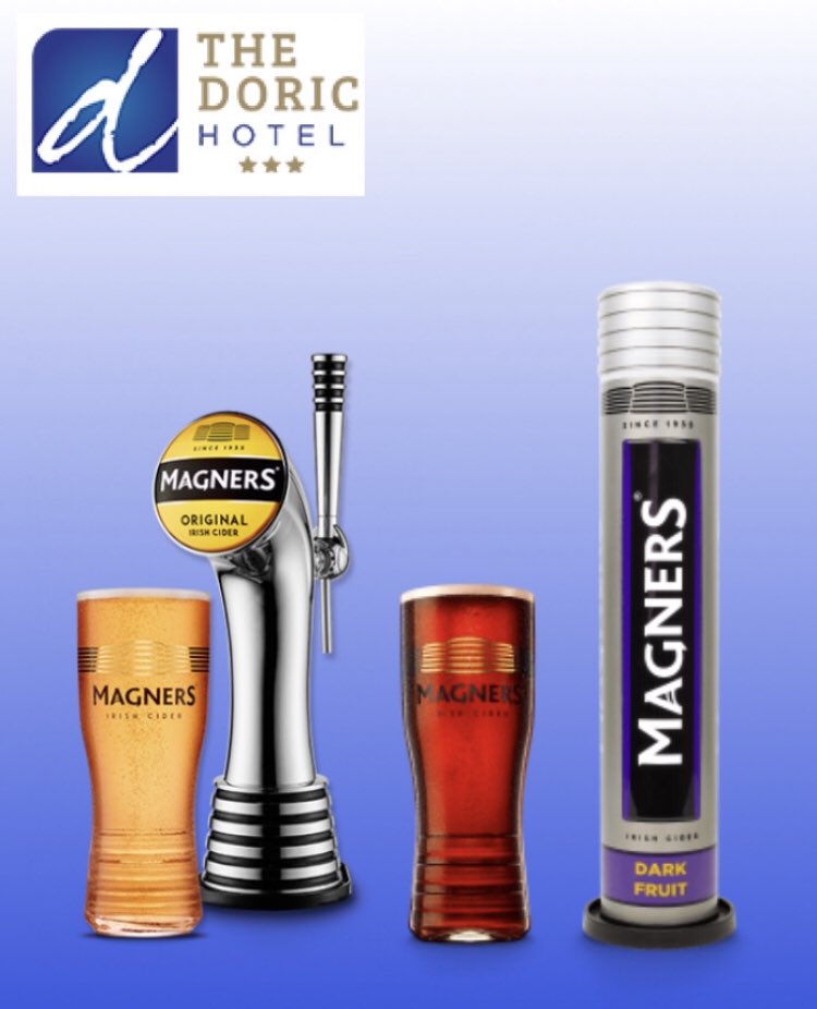 DoricHotel's tweet photo. Introducing Magners Original &amp; Dark friut on draught.  #Magners #DarkFruit #cider #summer #seaside #Blackpool #family #outdoorpool https://t.co/Ntj12RN3ho