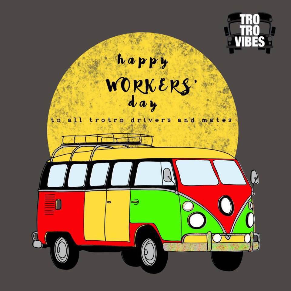 TrotroVibes's tweet photo. Ghana will be a mess without our Trotro Drivers and Mates, they never go on holidays. Shout outs to all Trosky Drivers and Mates #HappyWorkersDay. #MayDay #TrotroVibes https://t.co/egspW0l0bA