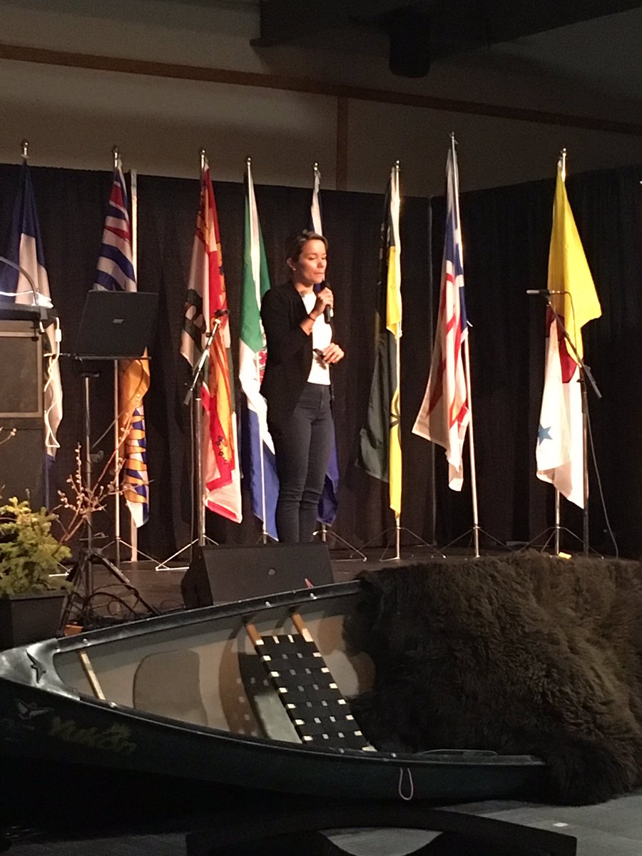 Gabrielle scrimshaw, keynote speaker. #CAP2019 #CDNprincioals.