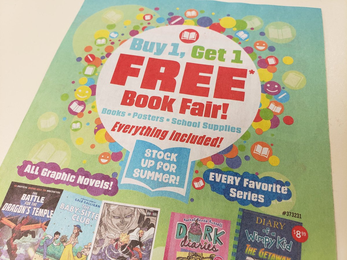 CSMSmedia's tweet photo. The Spring @Scholastic BOGO Book Fair is coming! Previews start 4/17, sales 4/22. Try the new eWallet to make shopping simple! https://t.co/H4iWuAWjIk