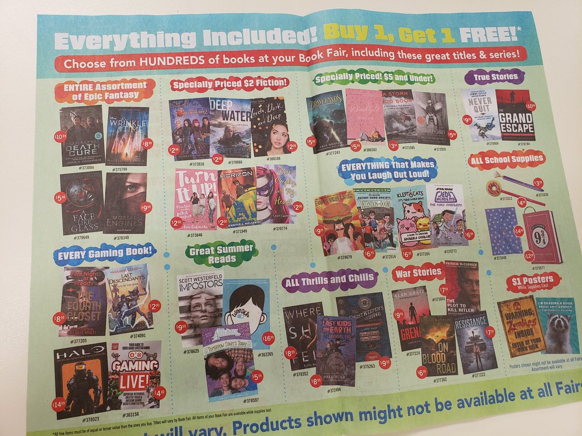 CSMSmedia's tweet photo. The Spring @Scholastic BOGO Book Fair is coming! Previews start 4/17, sales 4/22. Try the new eWallet to make shopping simple! https://t.co/H4iWuAWjIk